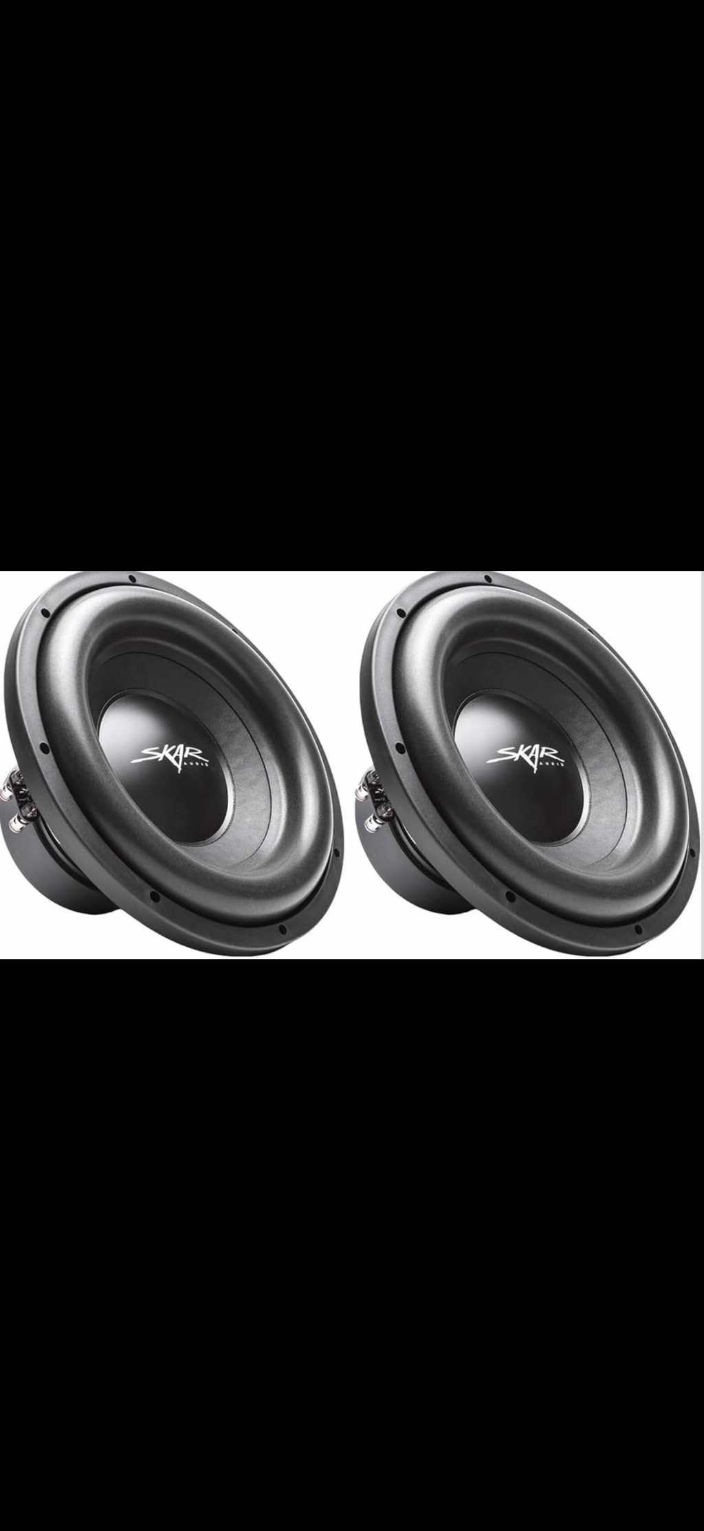 2) 12" Skar subwoofer 1200W Max ( 2 Ohm