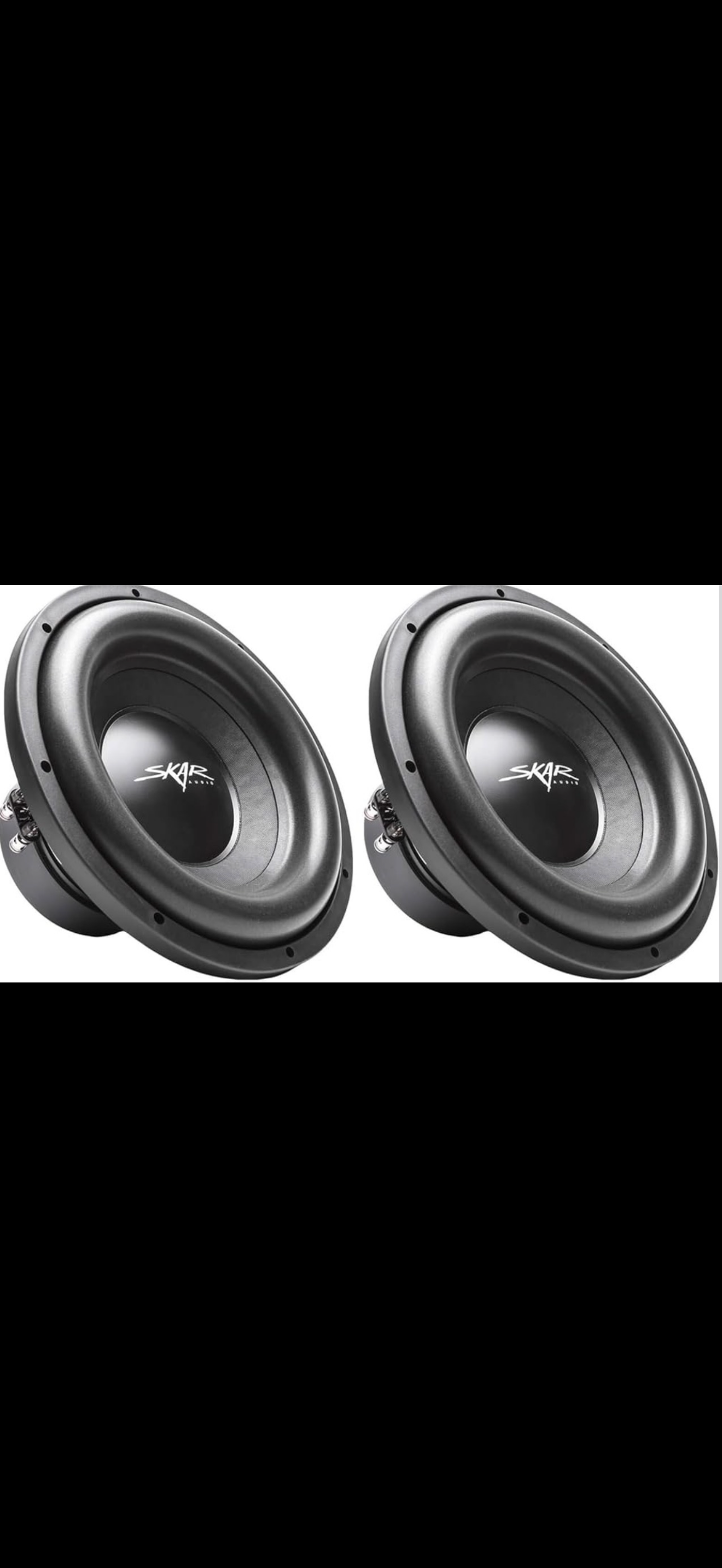 2) 12" Skar subwoofer 1200W Max ( 2 Ohm