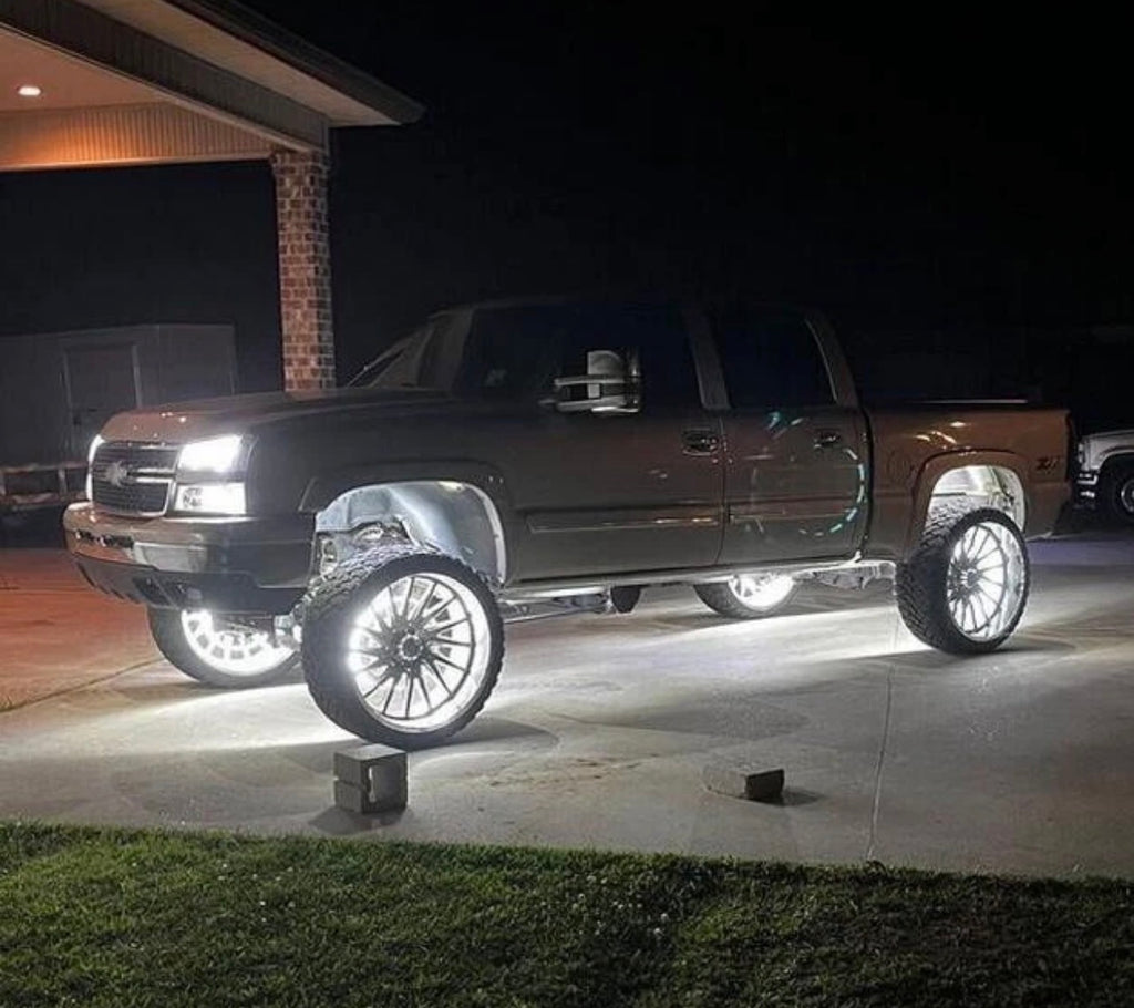 Triple row wheel lights