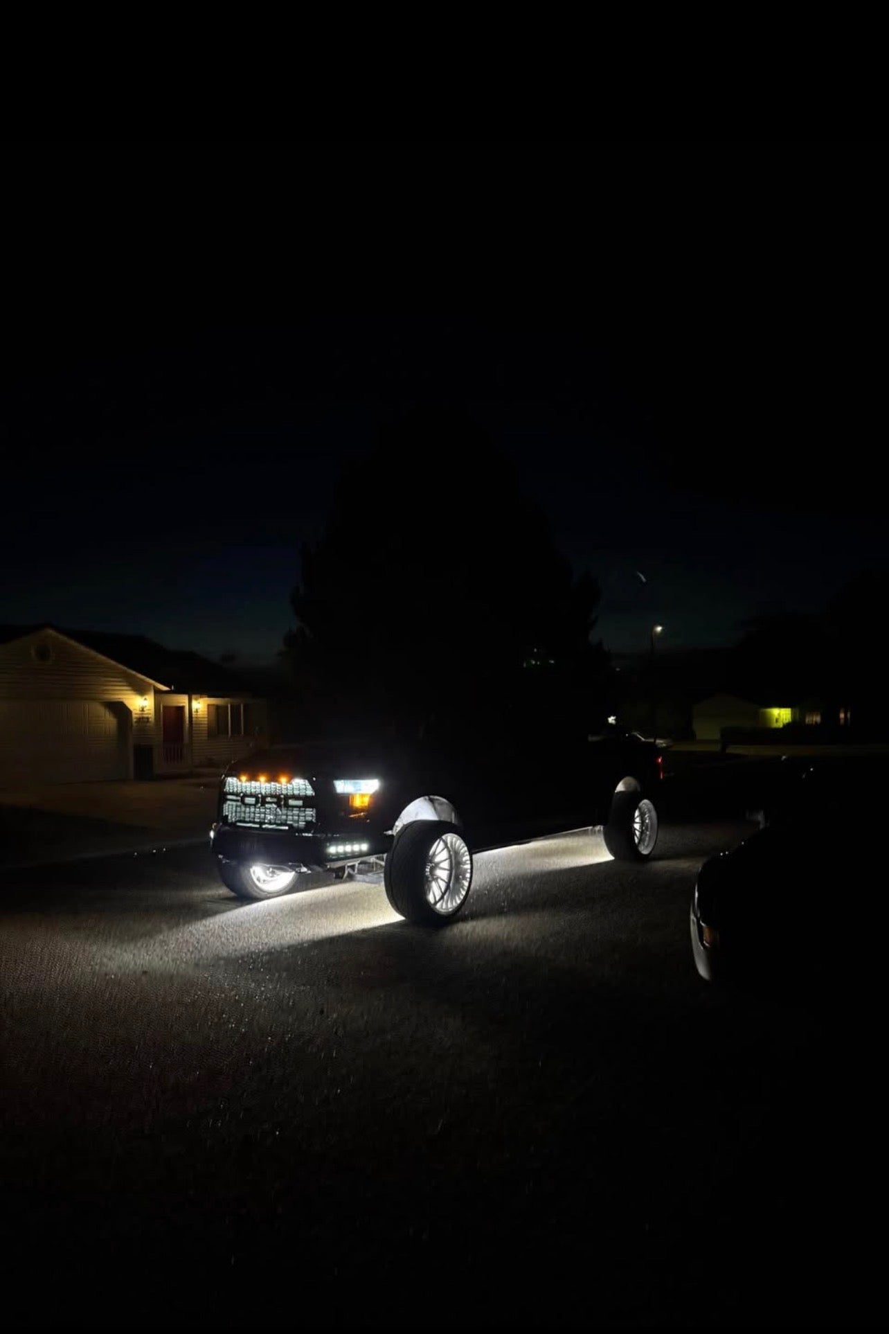 Quad row wheel lights