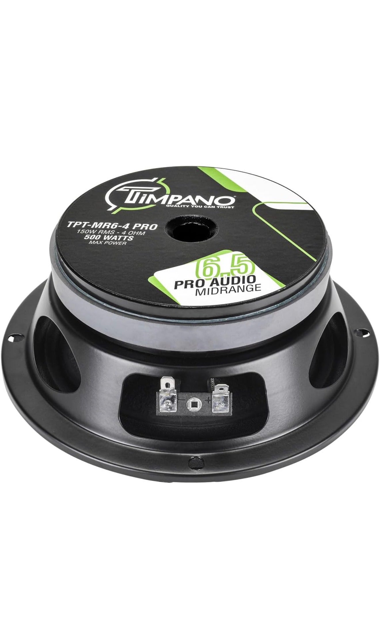 Timpano 6.5 Inch Midrange Speaker 500 Watts (pair) 4 Ohm Car Audio Speakers