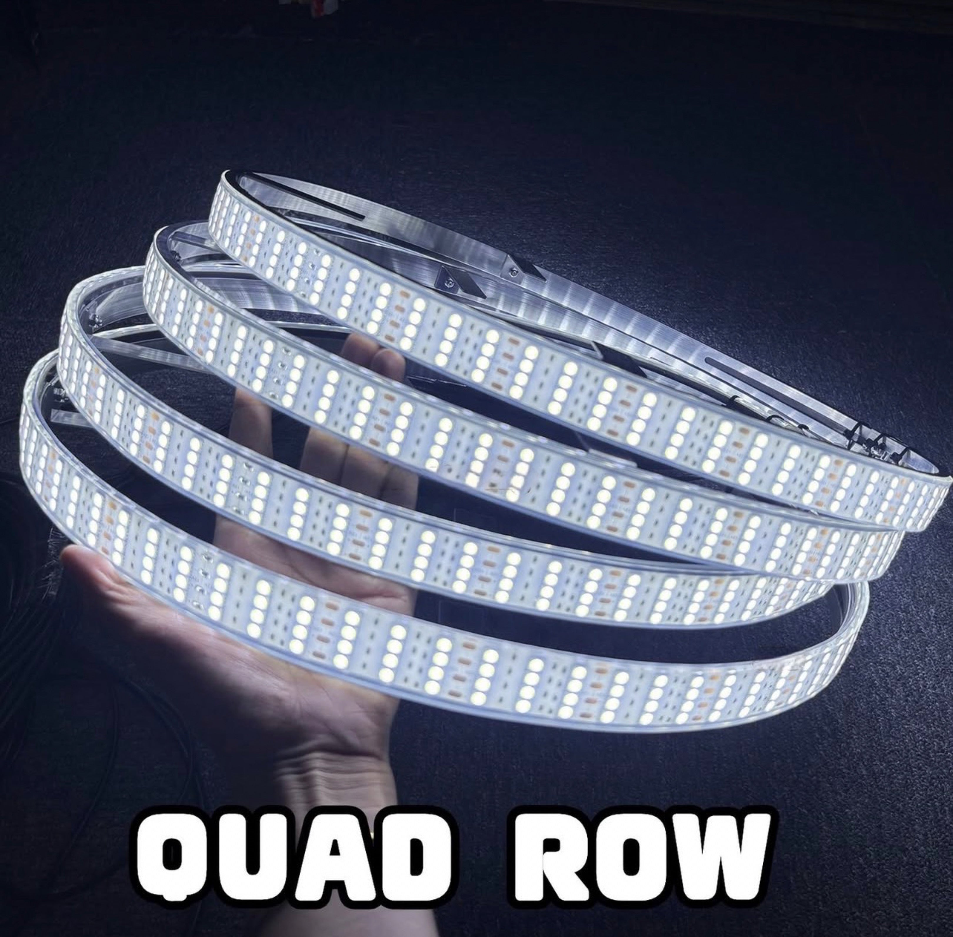 Quad row wheel lights
