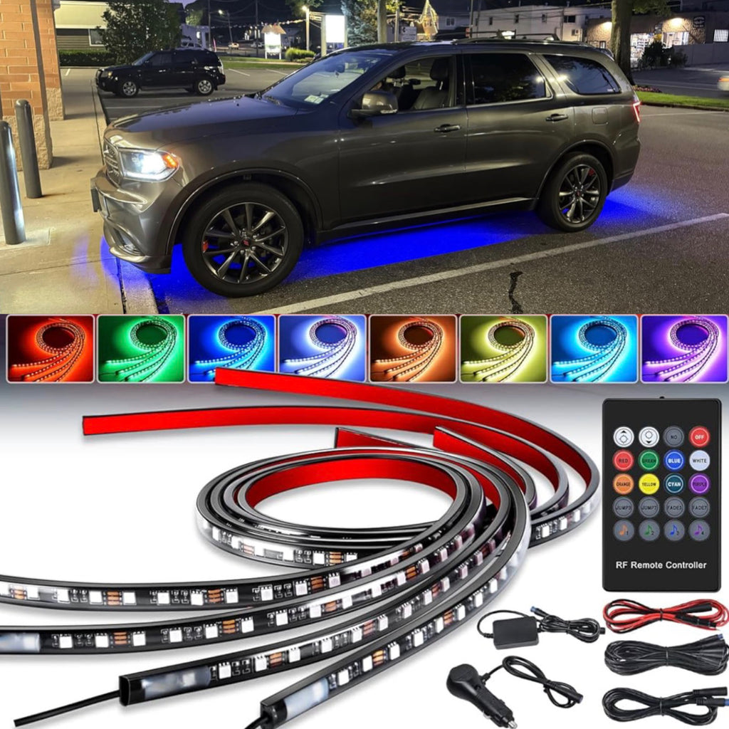 Rgb Underglow 4pc 8 color remote included