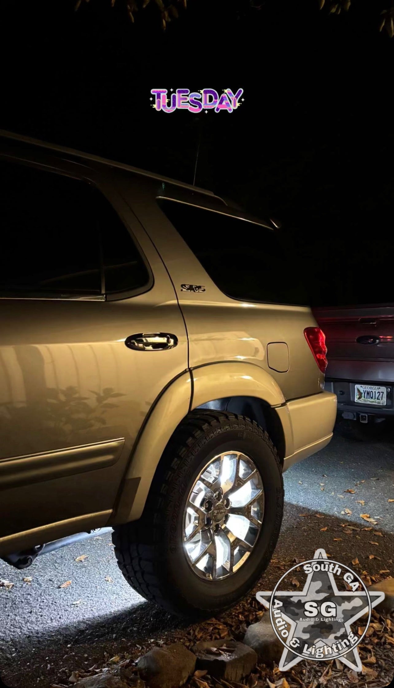 Double row wheel lights